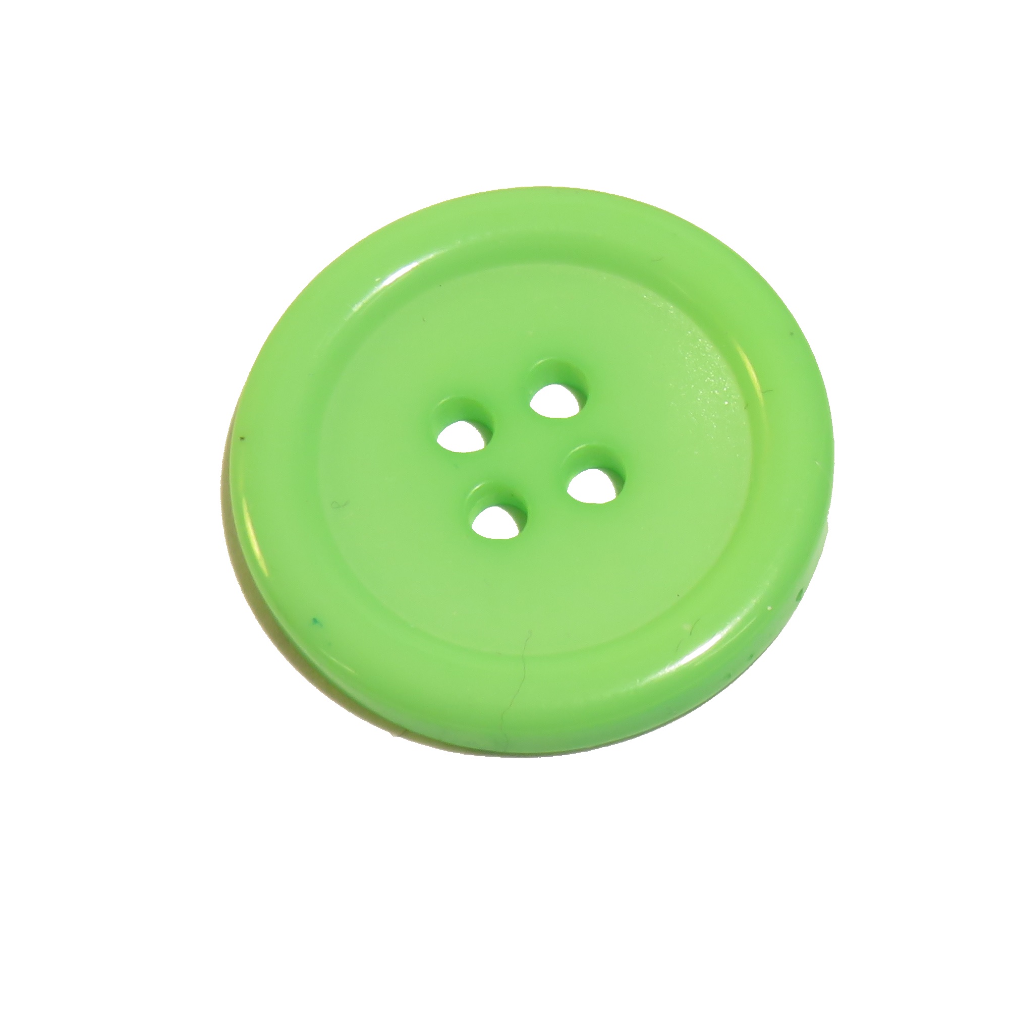 Grön 4-hålsknapp, 25mm – Sewingheartdesign
