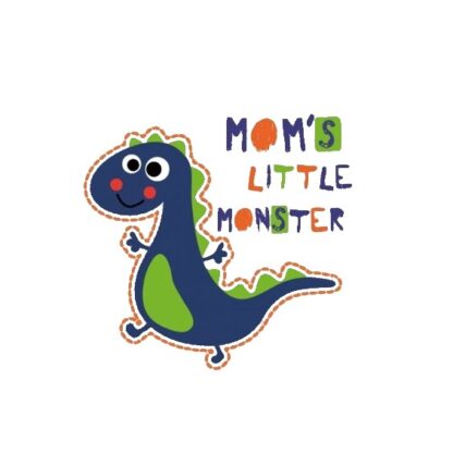 Vinyltryck Moms little monster