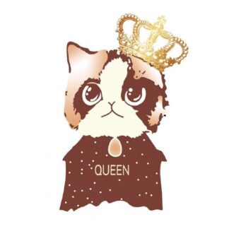 Vinyltryck Katt queen